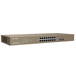 IP-COM SWITCH 16GE+2SFP...